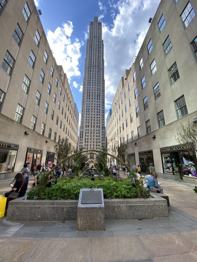 Rockefeller Plaza in New York City