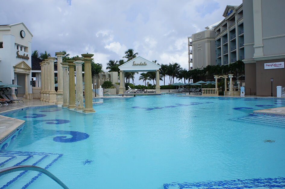 Pool at Sandals Royal Bahamian Resort