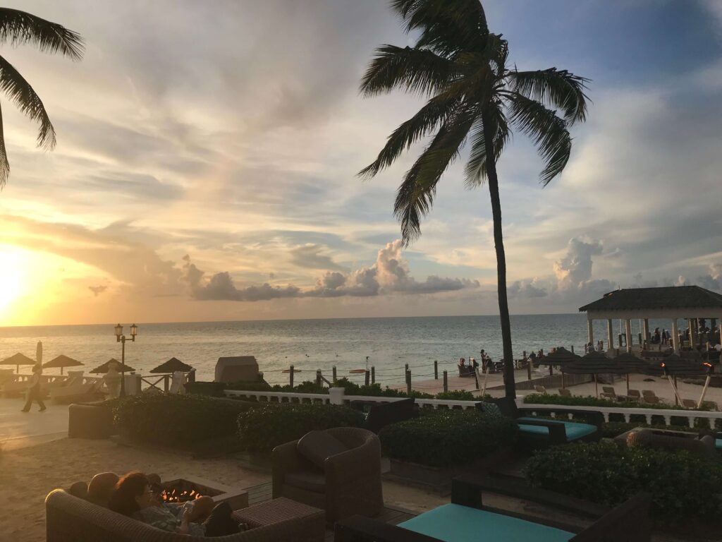 Sunset at Sandals Royal Bahamian Resort