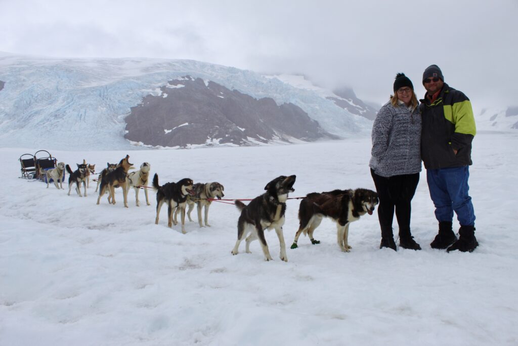40 before 40 update dog sledding in alaska on mendenhall glacier