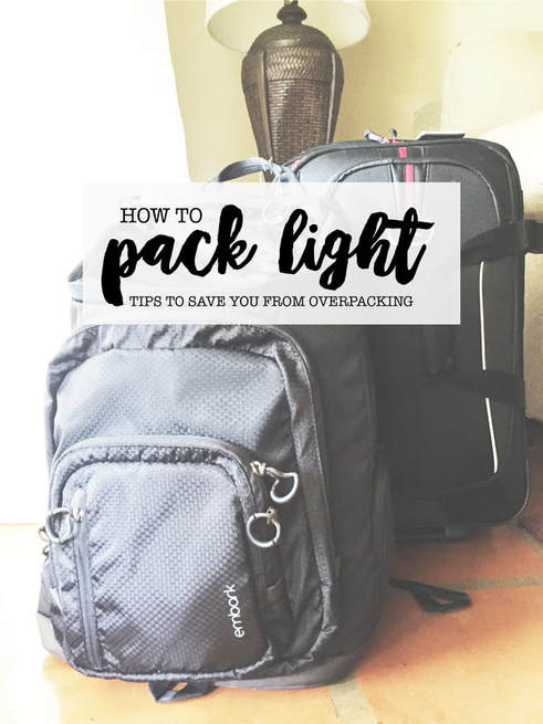 how to pack light while traveling