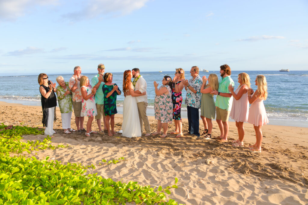 Destination Wedding Group in Maui