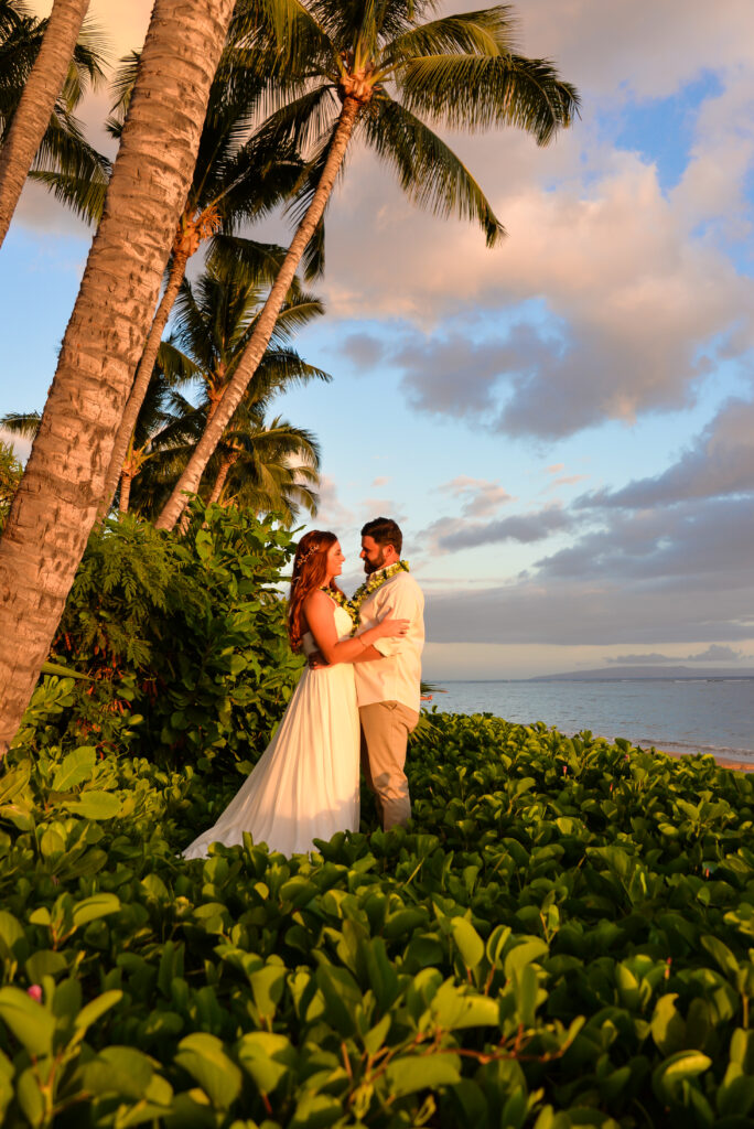 Tropical Wedding Bride & Groom