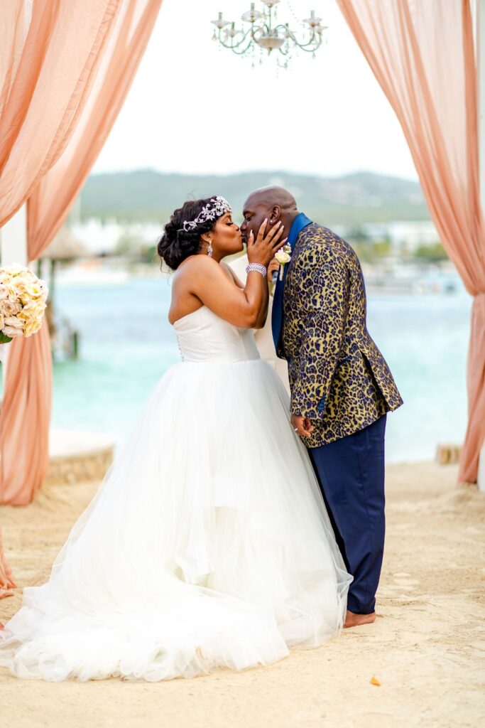 Real Weddings Ashley & Jimmie's Destination Wedding Celebration at Sandals Royal Caribbean in Montego Bay, Jamaica