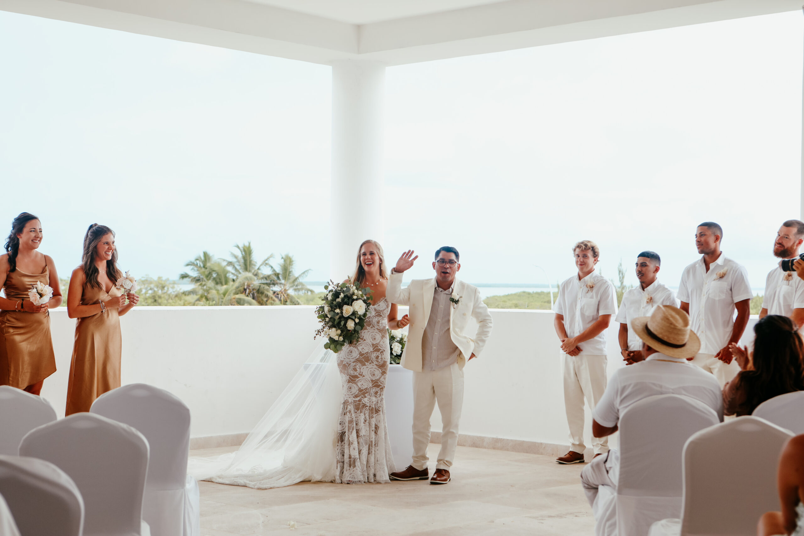 Couple getting married at Destination Wedding in Mexico