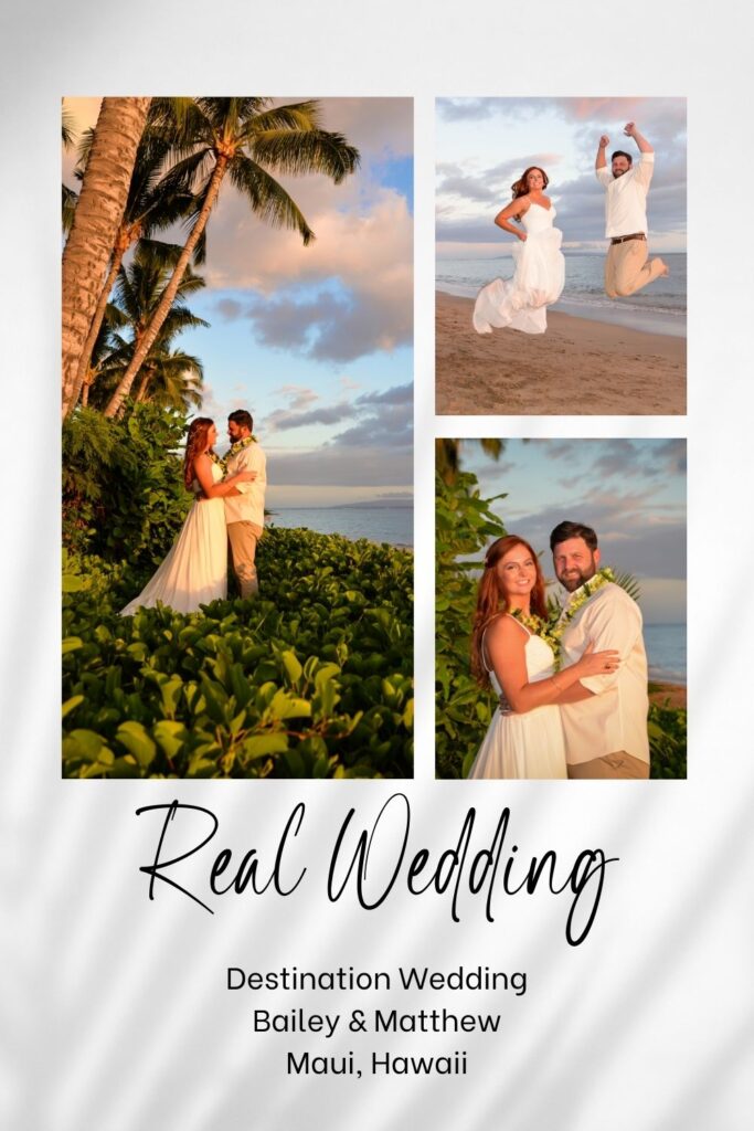 Real Destination Wedding Maui Hawaii