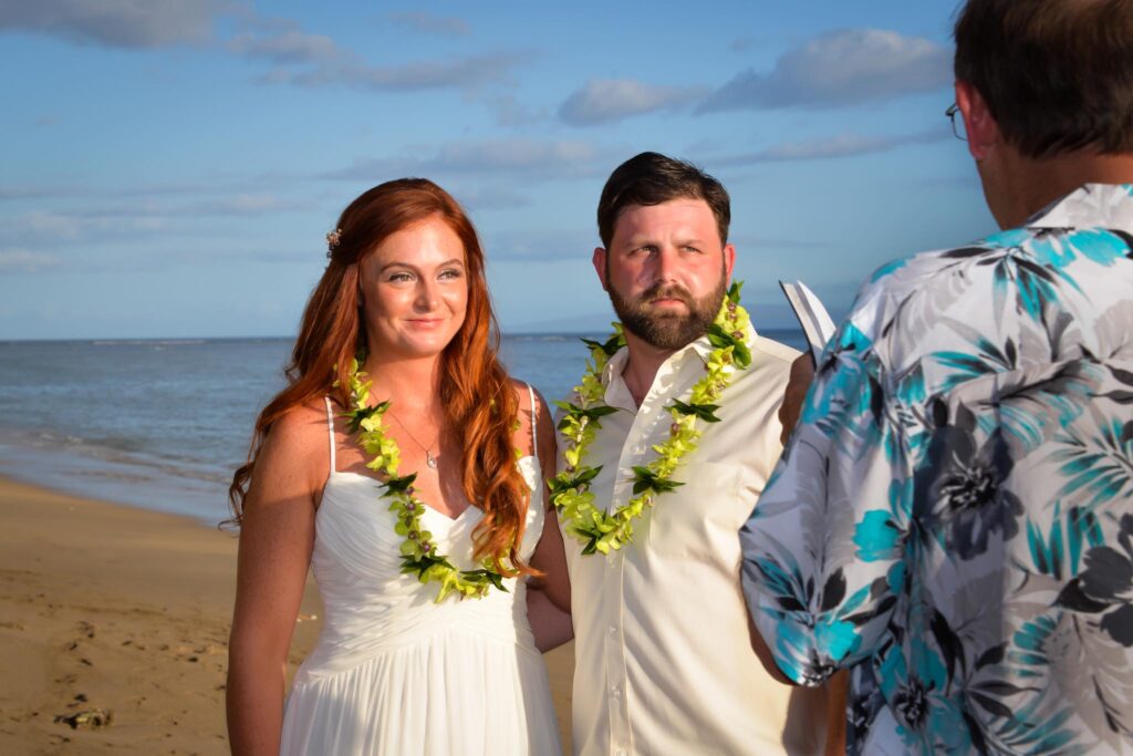 Bride and Groom Hawaii Wedding