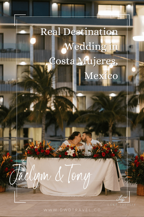 Real Destination Wedding At Majestic Elegance in Costa Mujeres Mexico