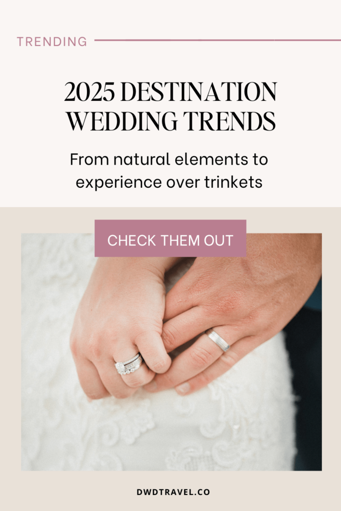 2025 Destination Wedding Trends