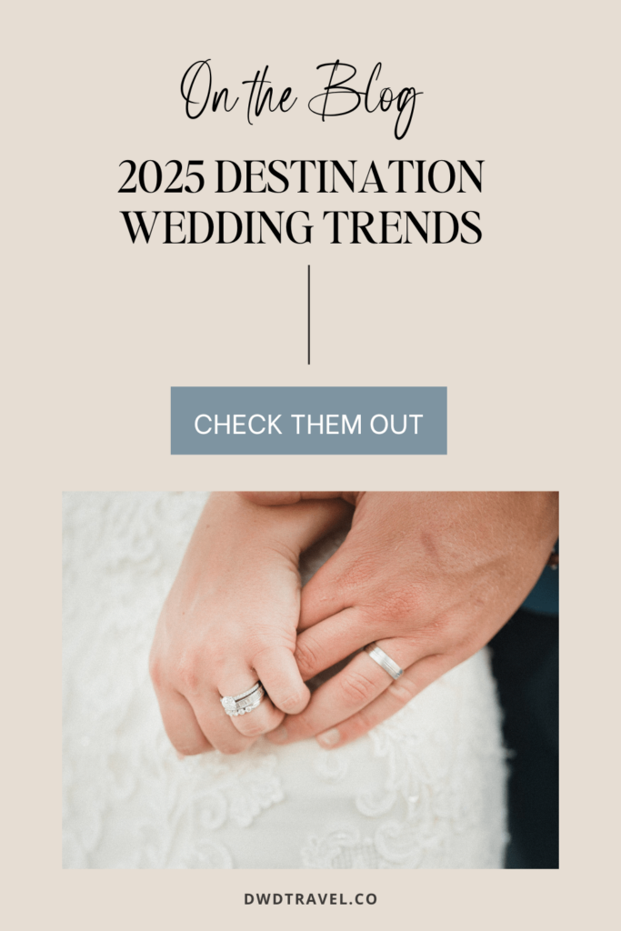 2025 Destination Wedding Trends