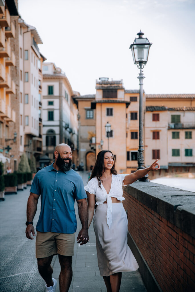 couple on their Italian honeymoon