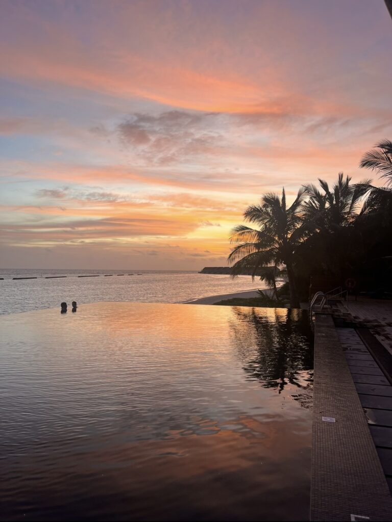 Maldives sunset