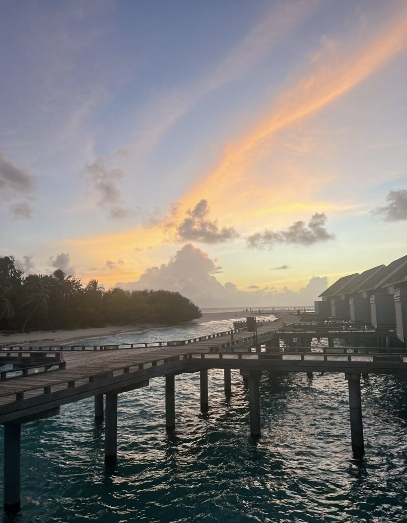 Maldives sunset