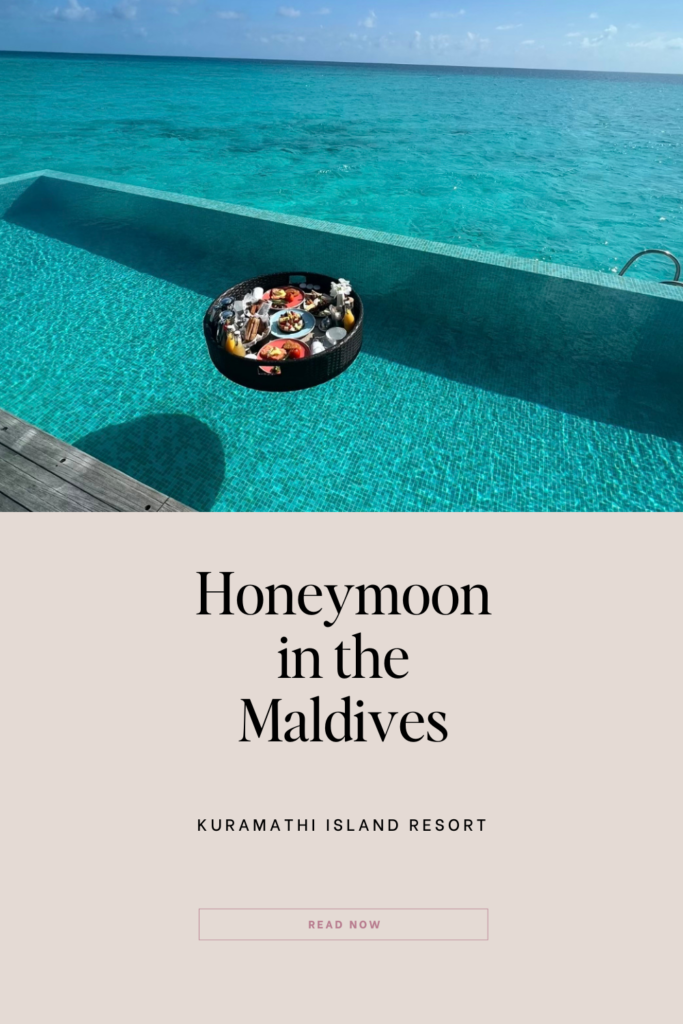 Honeymoon in the Maldives Pinterest Graphic