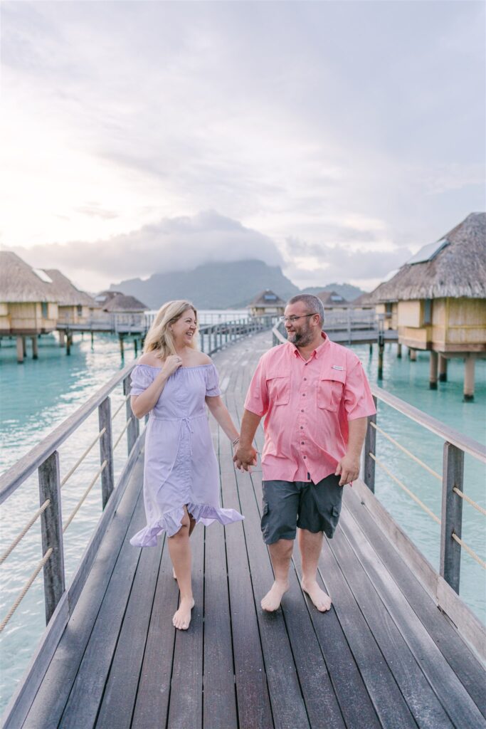 Couple on a Bora Bora Vacation