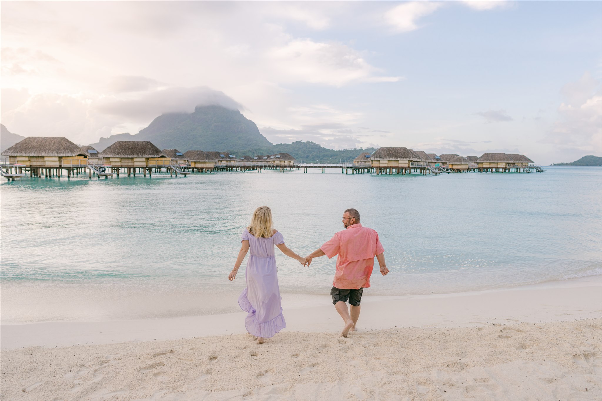 Couple on Vacation in Bora Bora