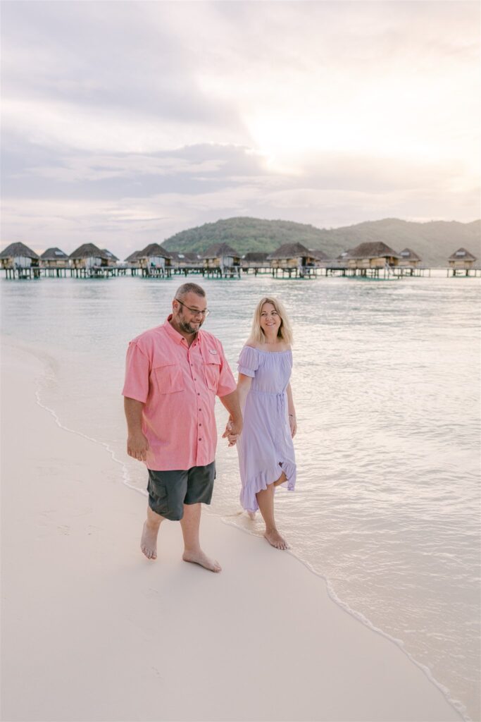 Couple on a Bora Bora Vacation