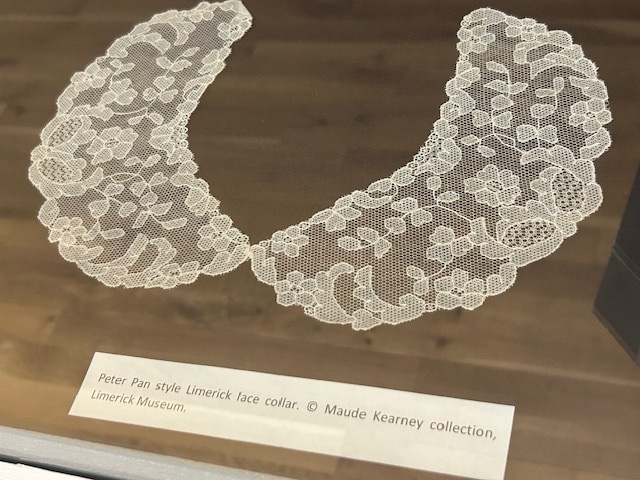 Peter Pan Collar Limerick Lace seen on a Unique Ireland and Scotland Vacation Itinerary