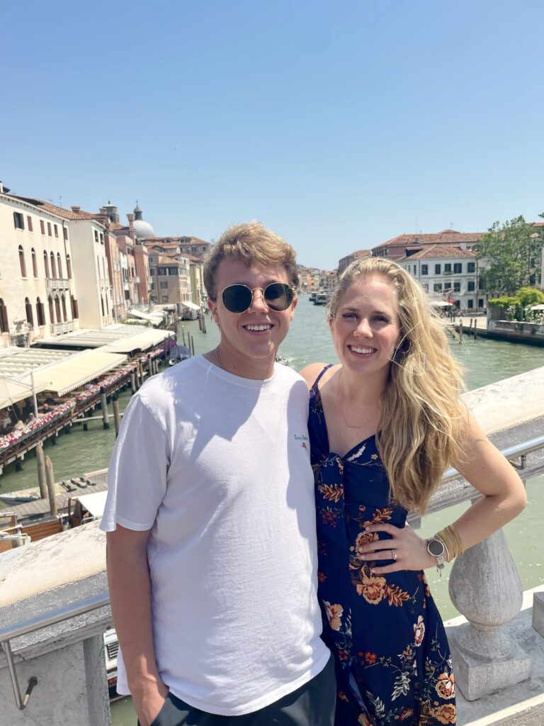 Family on vacation in Italy