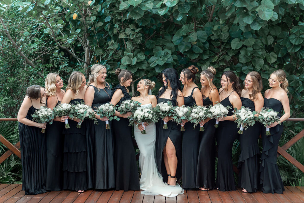 Atelier Playa Mujeres Destination Wedding Bridal Party