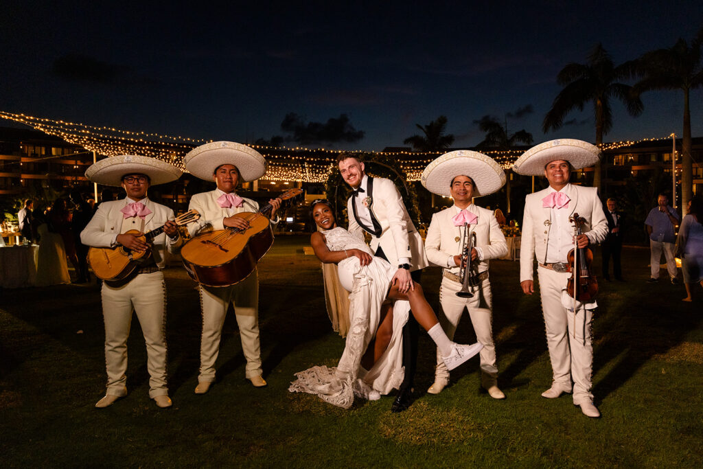 Destination Wedding Central Garden Reception Mariachi Band
