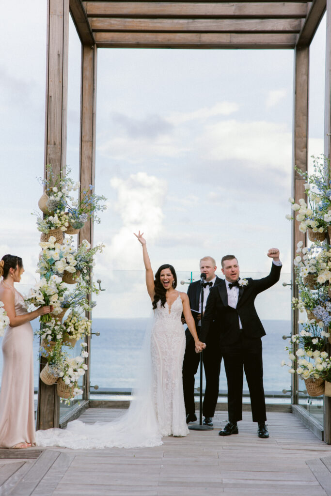 Secrets Moxche Destination Wedding Bride & Groom