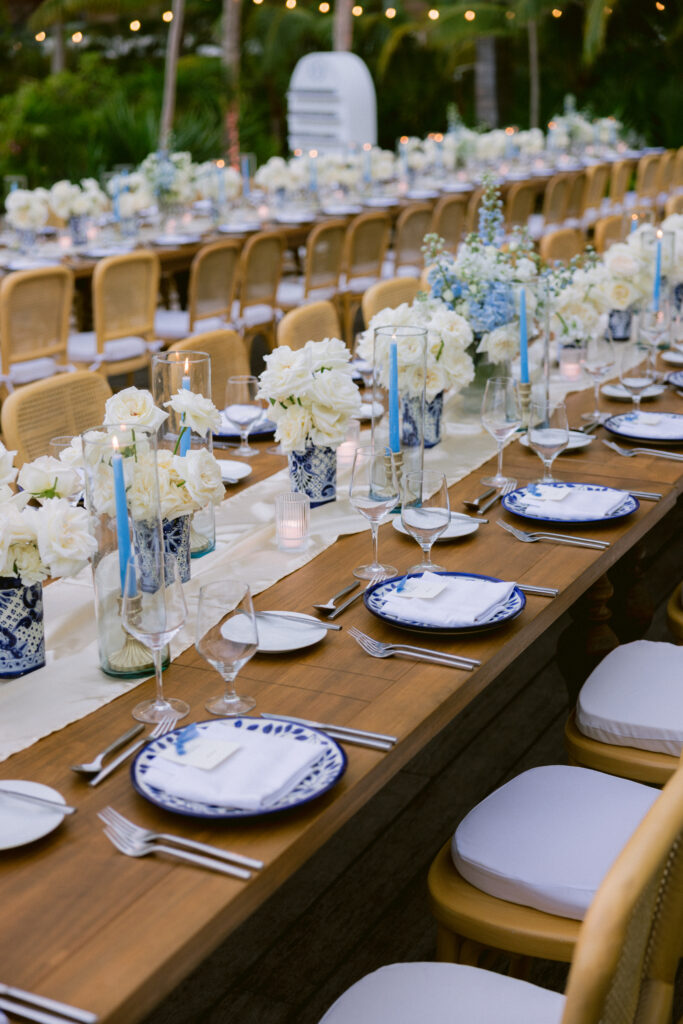 Wedding Reception Table Setting
