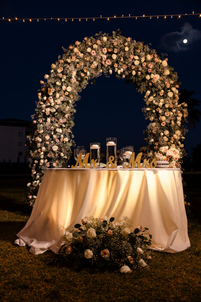 Reception Sweetheart Table